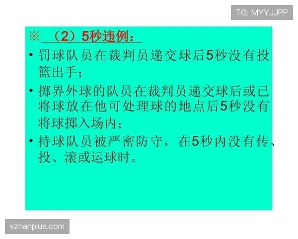 篮球发球五秒违例规则解析:判定标准与适用场景详解 篮球发球五秒违例规则解析:判定标准与适用场景详解